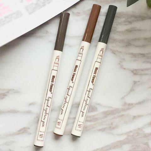 Waterproof Natural Eyebrow Pen Four-claw Eye Brow Tint Fork Tip Eyebrow Tattoo Pencil - Image 5