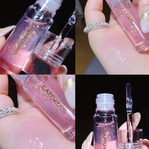 Glass Clear Lip Oil Moisturizes And Hydrates - Image 4