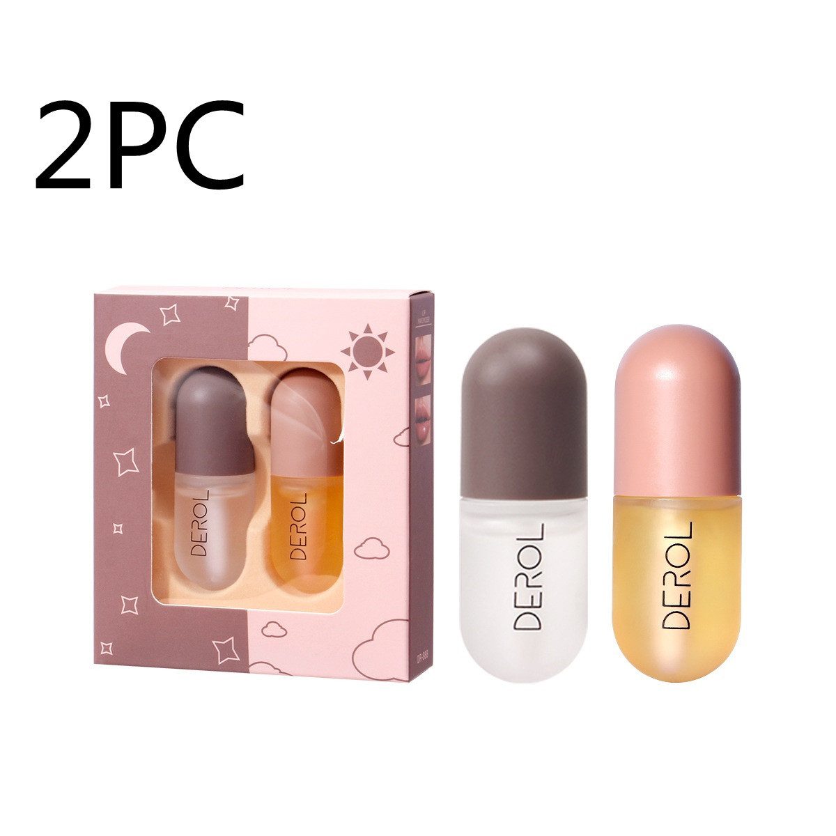 Day Night Instant Volume Lip Plumper Oil Clear Lasting Nourishing Repairing Reduce Lip Fine Line Care Lip Beauty Cosmetic - Image 9