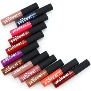 Wholesale Cosmetics Matte Liquid Lip Gloss Lip Gloss Nude Orange Lasting Lip Makeup