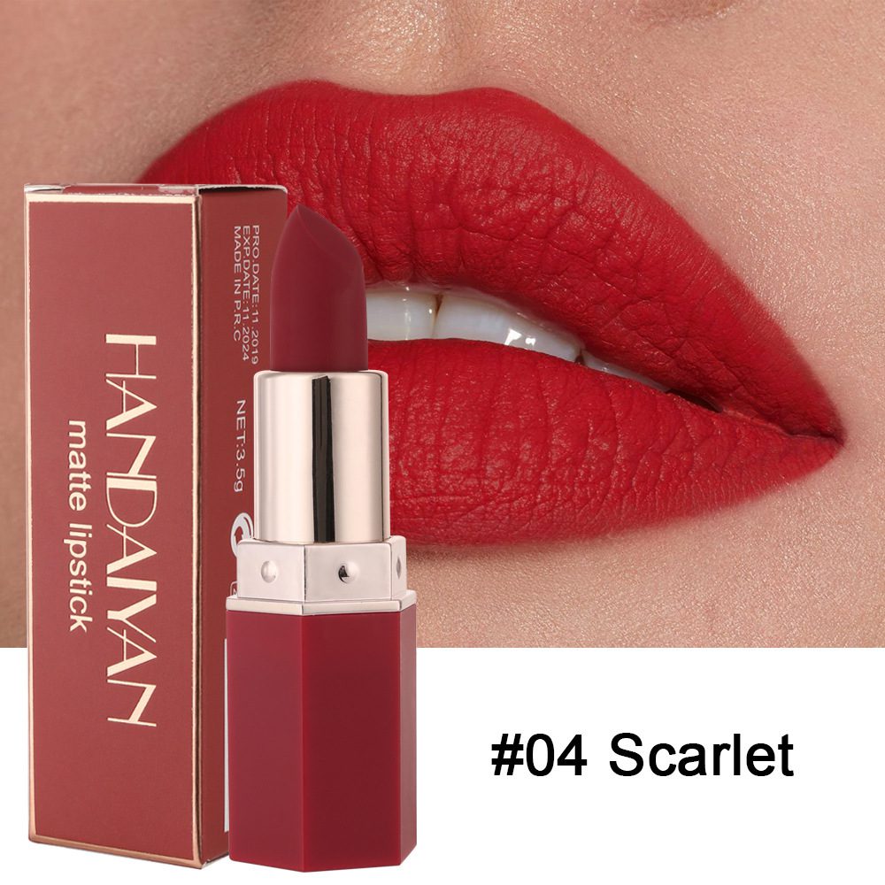HANDAIYAN Han Daiyan 6-color Matte Nourishing Lipstick Lipstick - Image 6