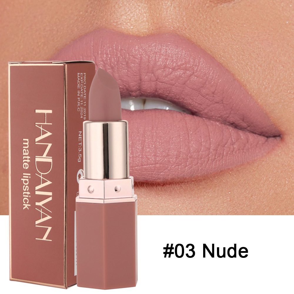 HANDAIYAN Han Daiyan 6-color Matte Nourishing Lipstick Lipstick - Image 5