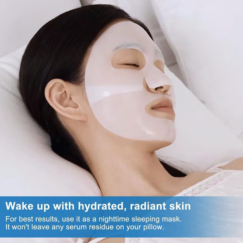 Deep Collagen Overnight Mask The Real Collagen Facial Sheet Masks With Low Molecular Weight Collagen For Elasticity Firming - Image 8