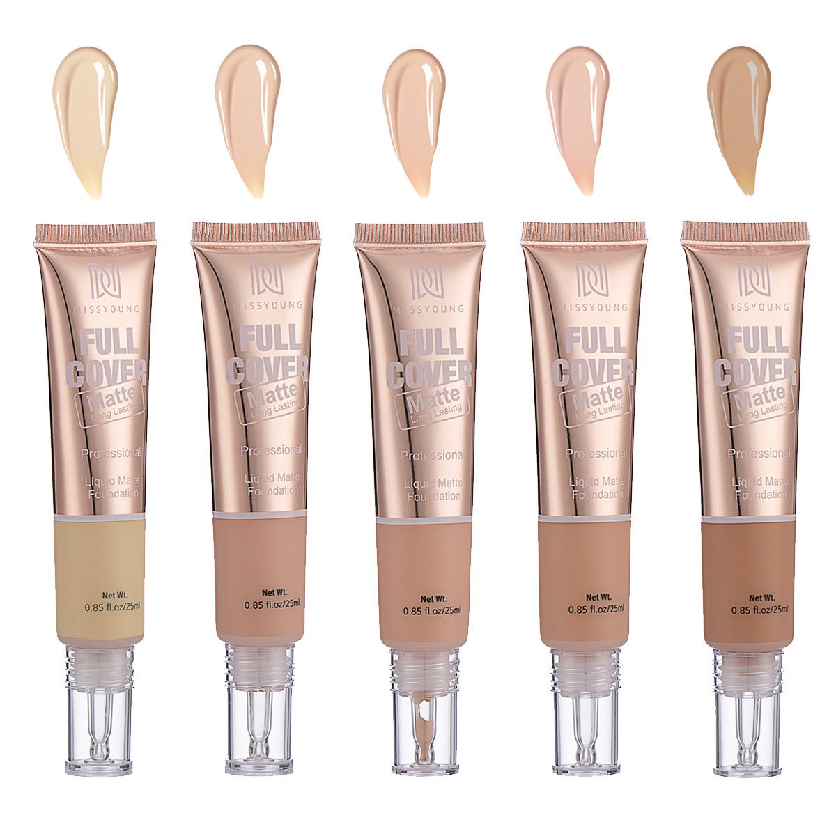 Lightweight Breathable Concealer Matte Liquid Foundation - Image 6